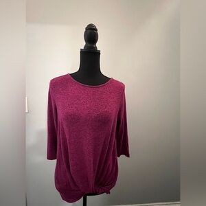 Women's Gibson Purple Sweater
